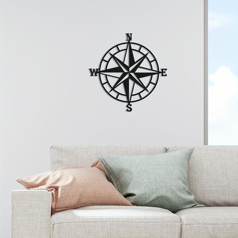 Vintage Nautical Compass Metal Wall Beach Ornament Collection
