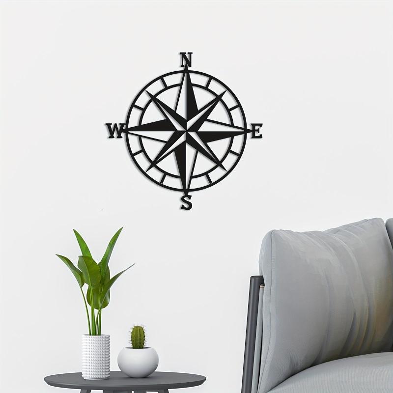 Vintage Nautical Compass Metal Wall Beach Ornament Collection