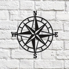 Vintage Nautical Compass Metal Wall Beach Ornament Collection