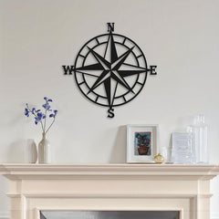 Vintage Nautical Compass Metal Wall Beach Ornament Collection