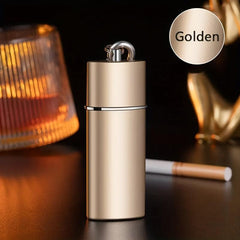 Mini Metal Pocket Ashtray Stainless Steel with Lid