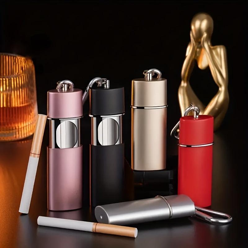 Mini Metal Pocket Ashtray Stainless Steel with Lid