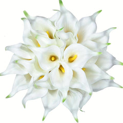 6pcs Real Touch Calla Lily Artificial Flowers for Weddings and Home Decor