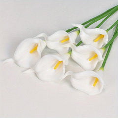 6pcs Real Touch Calla Lily Artificial Flowers for Weddings and Home Decor