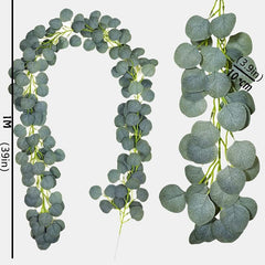 Natural-Looking Artificial Eucalyptus Rattan Hanging Vines