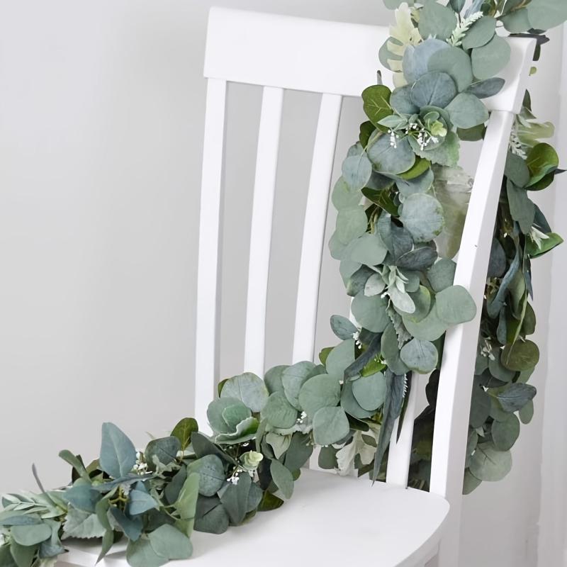 Natural-Looking Artificial Eucalyptus Rattan Hanging Vines
