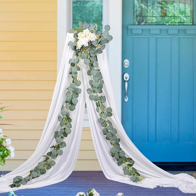 Natural-Looking Artificial Eucalyptus Rattan Hanging Vines