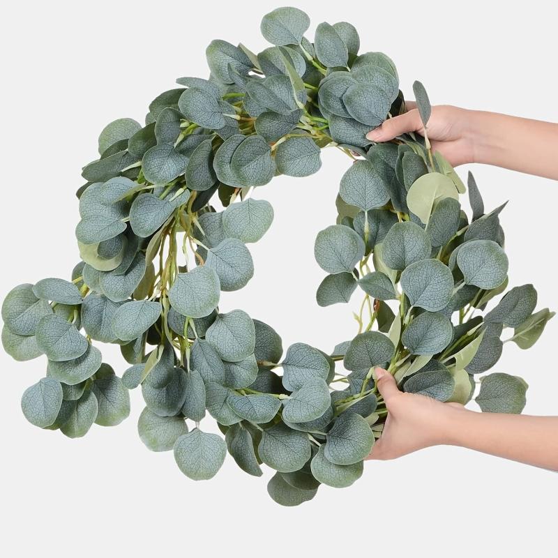Natural-Looking Artificial Eucalyptus Rattan Hanging Vines
