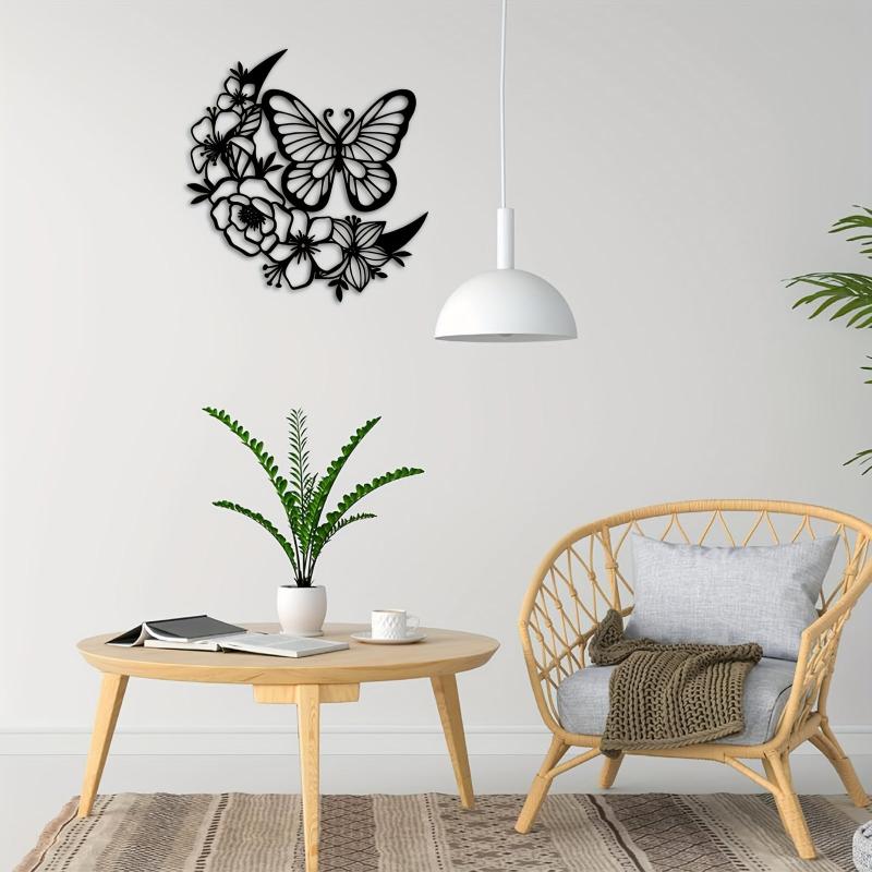 Modern Butterfly Flower Wall Hanging for Home Decor