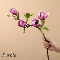 Realistic Magnolia Flower for Living Room and Porch Decor