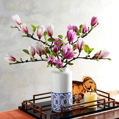 Realistic Magnolia Flower for Living Room and Porch Decor