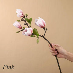 Realistic Magnolia Flower for Living Room and Porch Decor