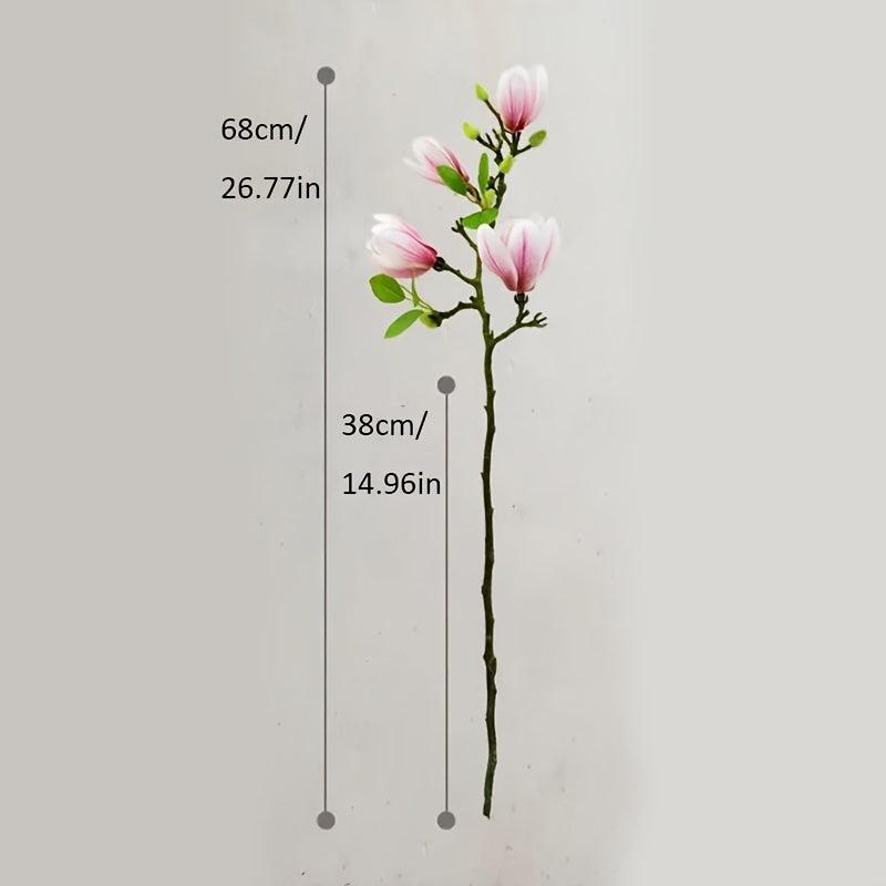 Realistic Magnolia Flower for Living Room and Porch Decor