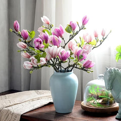Realistic Magnolia Flower for Living Room and Porch Decor