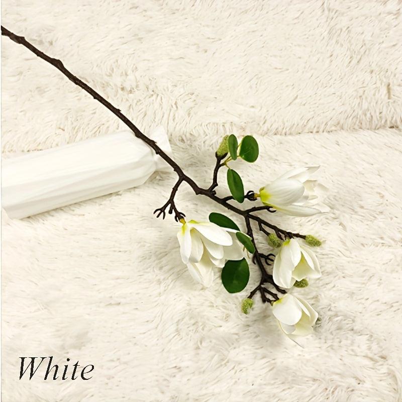 Realistic Magnolia Flower for Living Room and Porch Decor