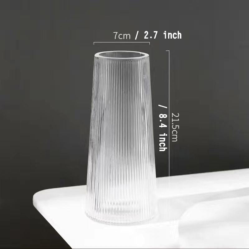 Creative Transparent Glass Vase Desktop Water based Rose Flower Vase