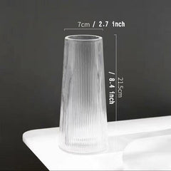 Creative Transparent Glass Vase Desktop Water based Rose Flower Vase