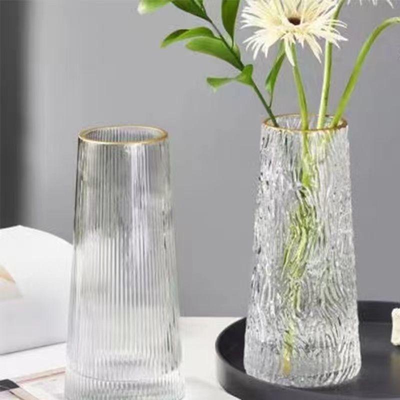 Creative Transparent Glass Vase Desktop Water based Rose Flower Vase