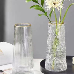 Creative Transparent Glass Vase Desktop Water based Rose Flower Vase