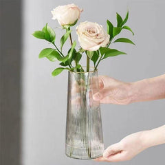 Creative Transparent Glass Vase Desktop Water based Rose Flower Vase