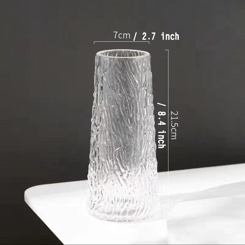 Creative Transparent Glass Vase Desktop Water based Rose Flower Vase