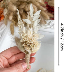6pcs Mini Corsage Gypsophila Bouquets Dried Flowers Decoration