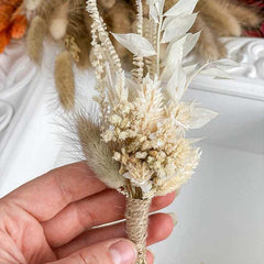 6pcs Mini Corsage Gypsophila Bouquets Dried Flowers Decoration