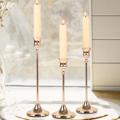 3pcs Single Head Candle Holder European Home Decor