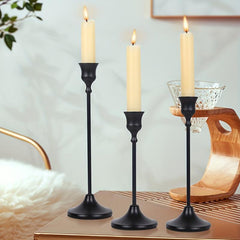 3pcs Single Head Candle Holder European Home Decor