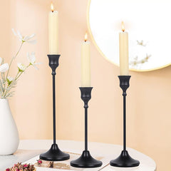 3pcs Single Head Candle Holder European Home Decor