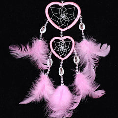 Creative Heart Shaped Dream Catcher Car Hanging Ornament Mom Gift