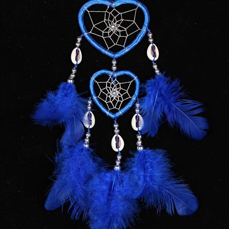 Creative Heart Shaped Dream Catcher Car Hanging Ornament Mom Gift