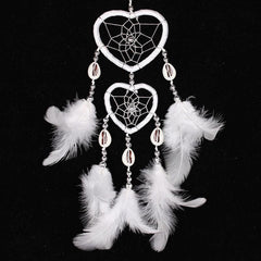 Creative Heart Shaped Dream Catcher Car Hanging Ornament Mom Gift