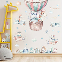 Cartoon Animal Wall Sticker for Nursery Kids Room