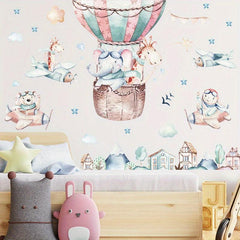 Cartoon Animal Wall Sticker for Nursery Kids Room