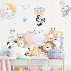 Cartoon Animal Wall Sticker for Nursery Kids Room