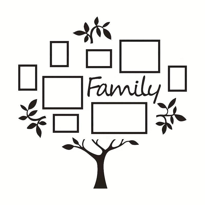 Acrylic Photo Frame Wall Stickers for Home Decor