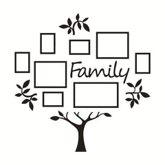 Acrylic Photo Frame Wall Stickers for Home Decor