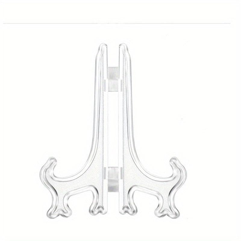 1pc Foldable Plate Holder Display Stand Picture Frame Holder Stand Easel