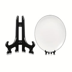 1pc Foldable Plate Holder Display Stand Picture Frame Holder Stand Easel