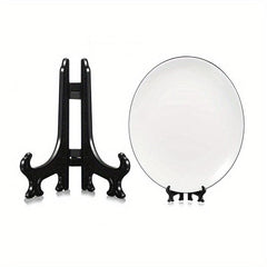 1pc Foldable Plate Holder Display Stand Picture Frame Holder Stand Easel