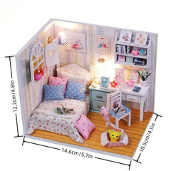 3D Puzzle Dollhouse with Furniture - Ideal Christmas Gift for Girlfriend