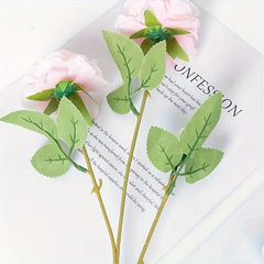 5pcs Artificial Rose Flower Bulk Bouquets Real Touch Faux Flowers