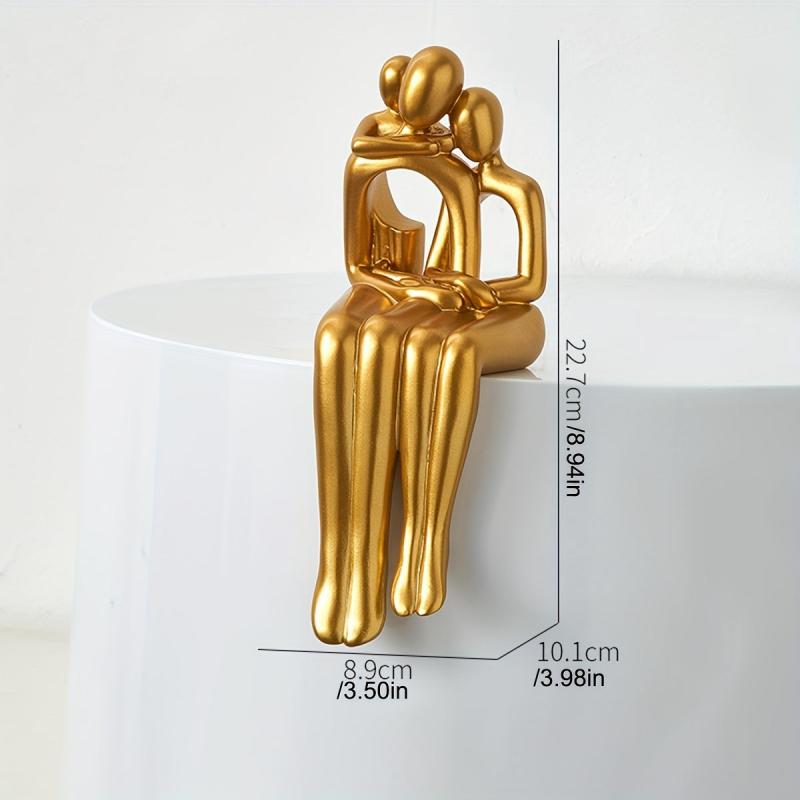 Resin Tableside Office Bookshelf Ornament Abstract Crafts Living Room Decoration