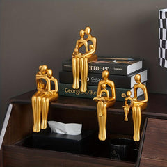 Resin Tableside Office Bookshelf Ornament Abstract Crafts Living Room Decoration