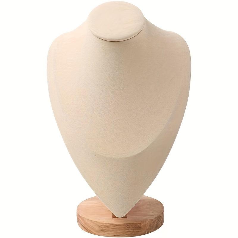 Wood Jewelry Display Necklace Chain Holder Stand Necklaces Display