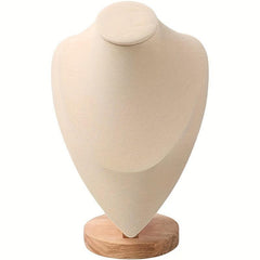 Wood Jewelry Display Necklace Chain Holder Stand Necklaces Display