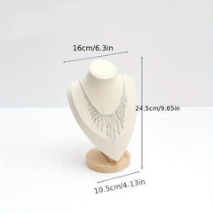 Wood Jewelry Display Necklace Chain Holder Stand Necklaces Display