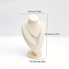 Wood Jewelry Display Necklace Chain Holder Stand Necklaces Display