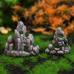 Simulation Rockery Ornaments Resin Crafts Micro Landscape Succulent Flower Pots